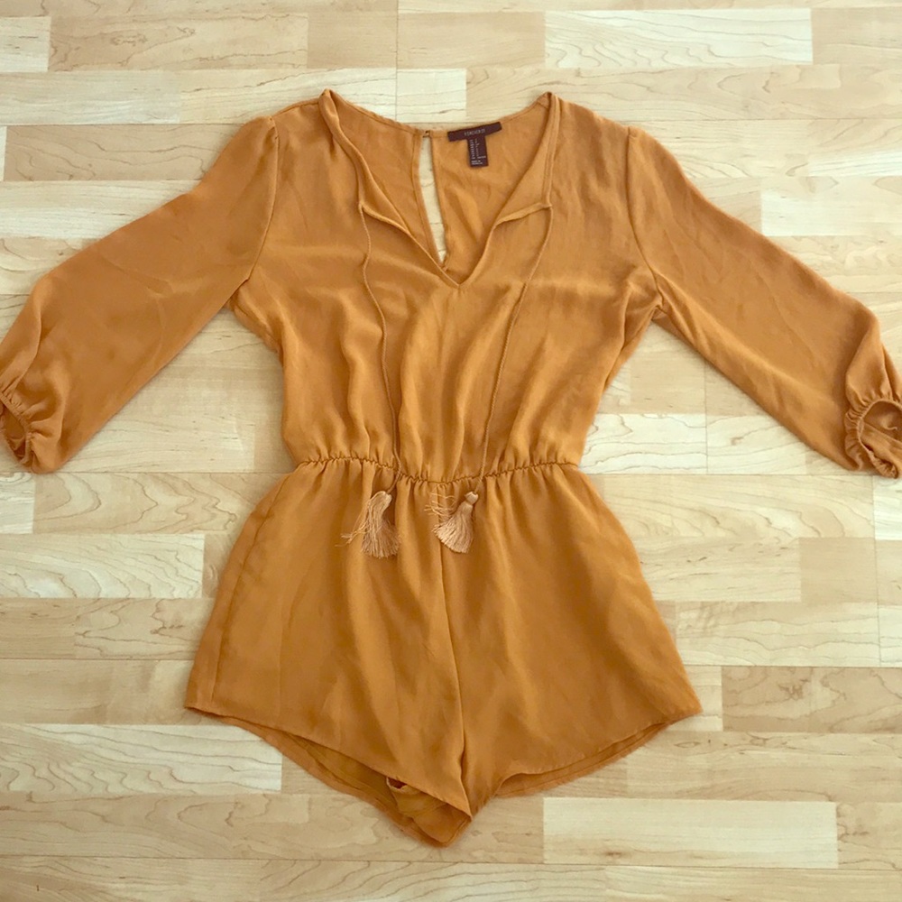 Mustard yellow romper